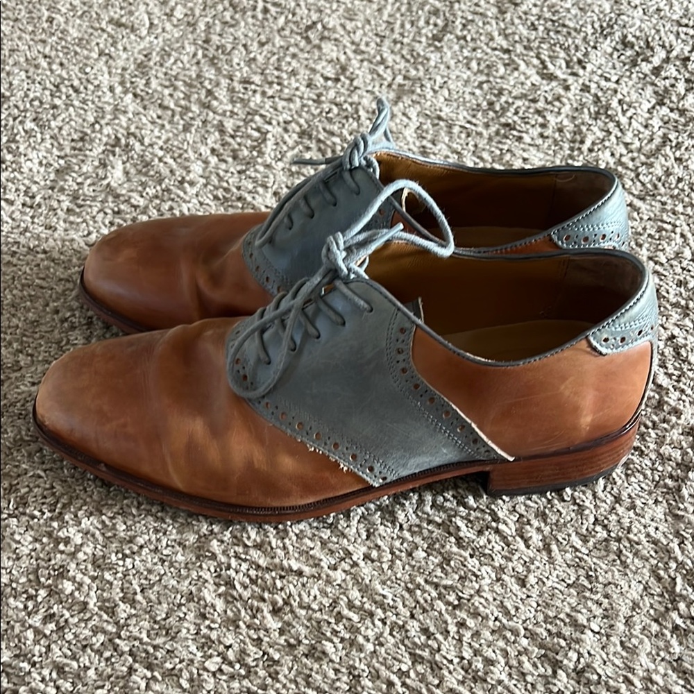 Florsheim limited Two-Tone Leather Oxford Shoes - Picture 2 of 7